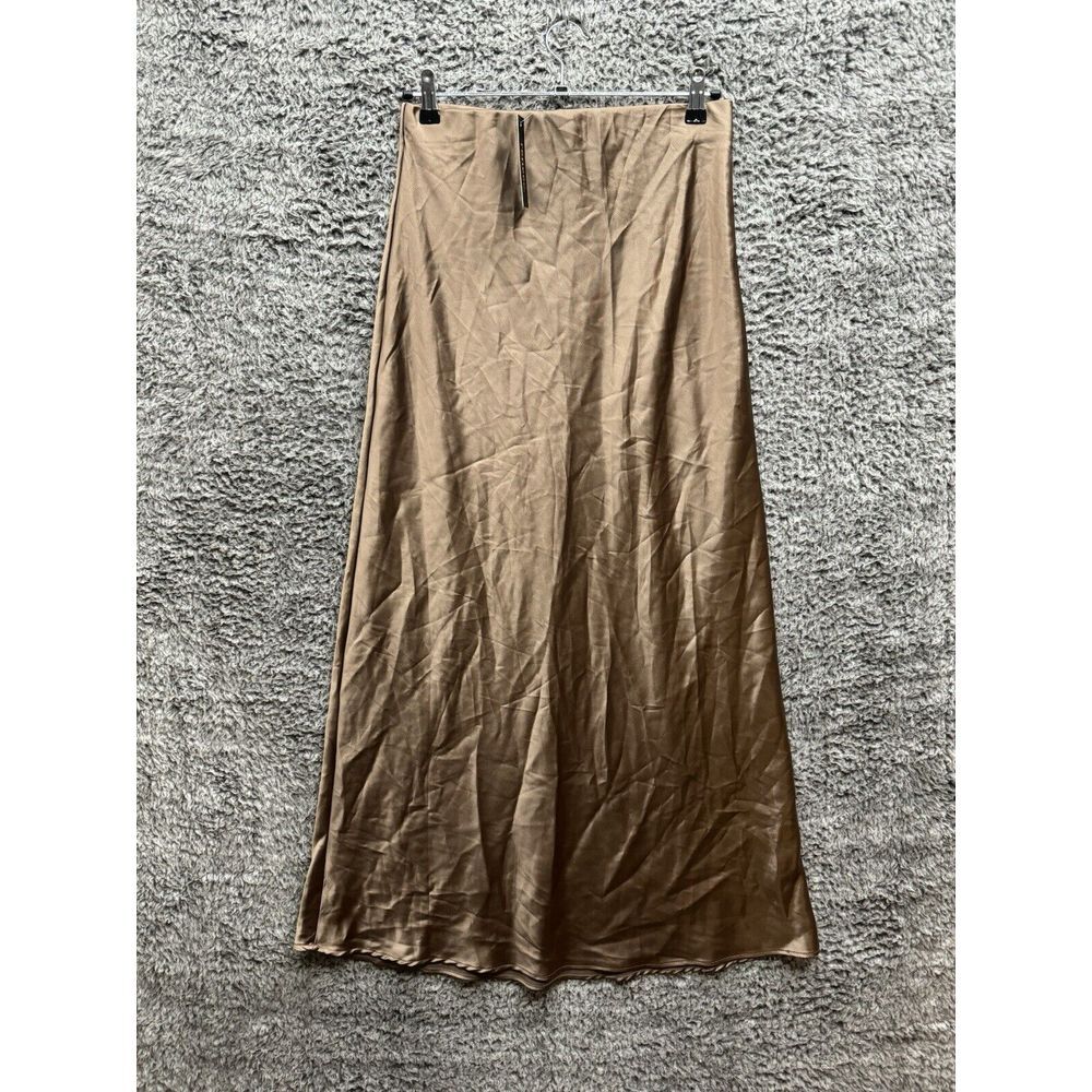 Renee C. Womens Large Brown Dune Geometric Pull On Skirt Size M‎ NWD